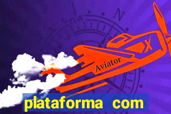 plataforma com chuva de dinheiro